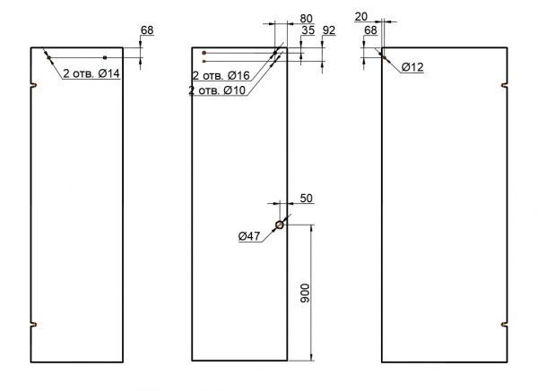 Set pentru cabine glisante 