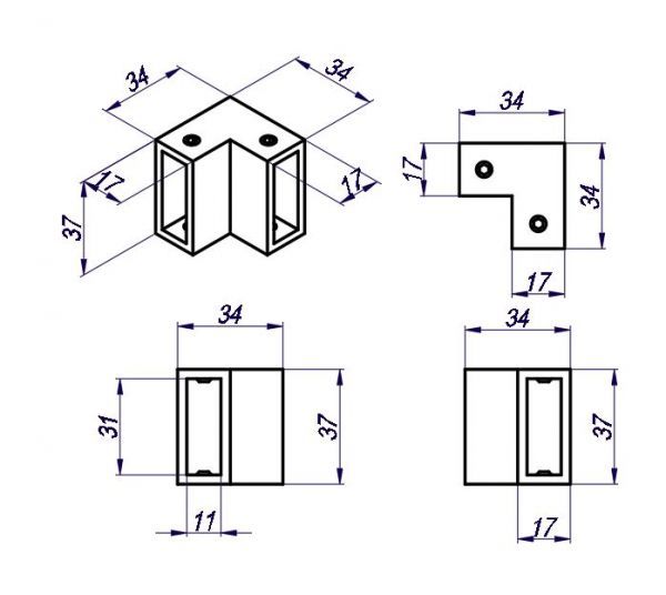 Коннектор OF-WS-6 30*10