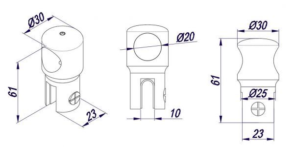Коннектор SC-2B-19